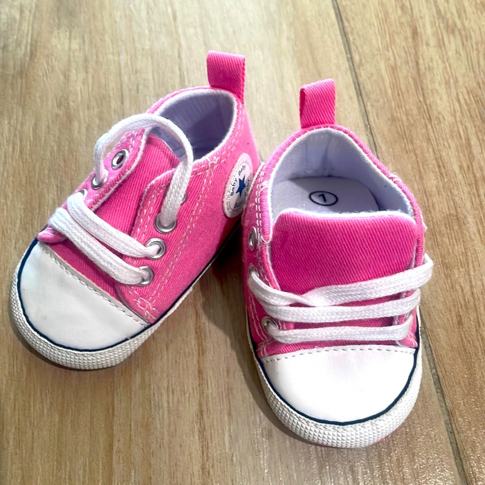 Meckior Baby Girls Boys Canvas Sneakers Soft